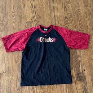 Nike Black and Red Diamondbacks Tee
